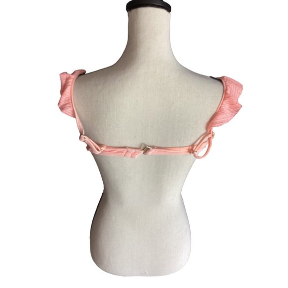 Gianni Bini Bikini Swimsuit Top * Bra *  L ? * Salmon  * No size label* EUC - Picture 3 of 6